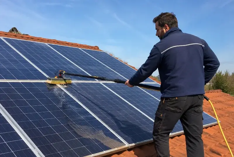 Nettoyage et entretien de panneaux solaires à Richerenches